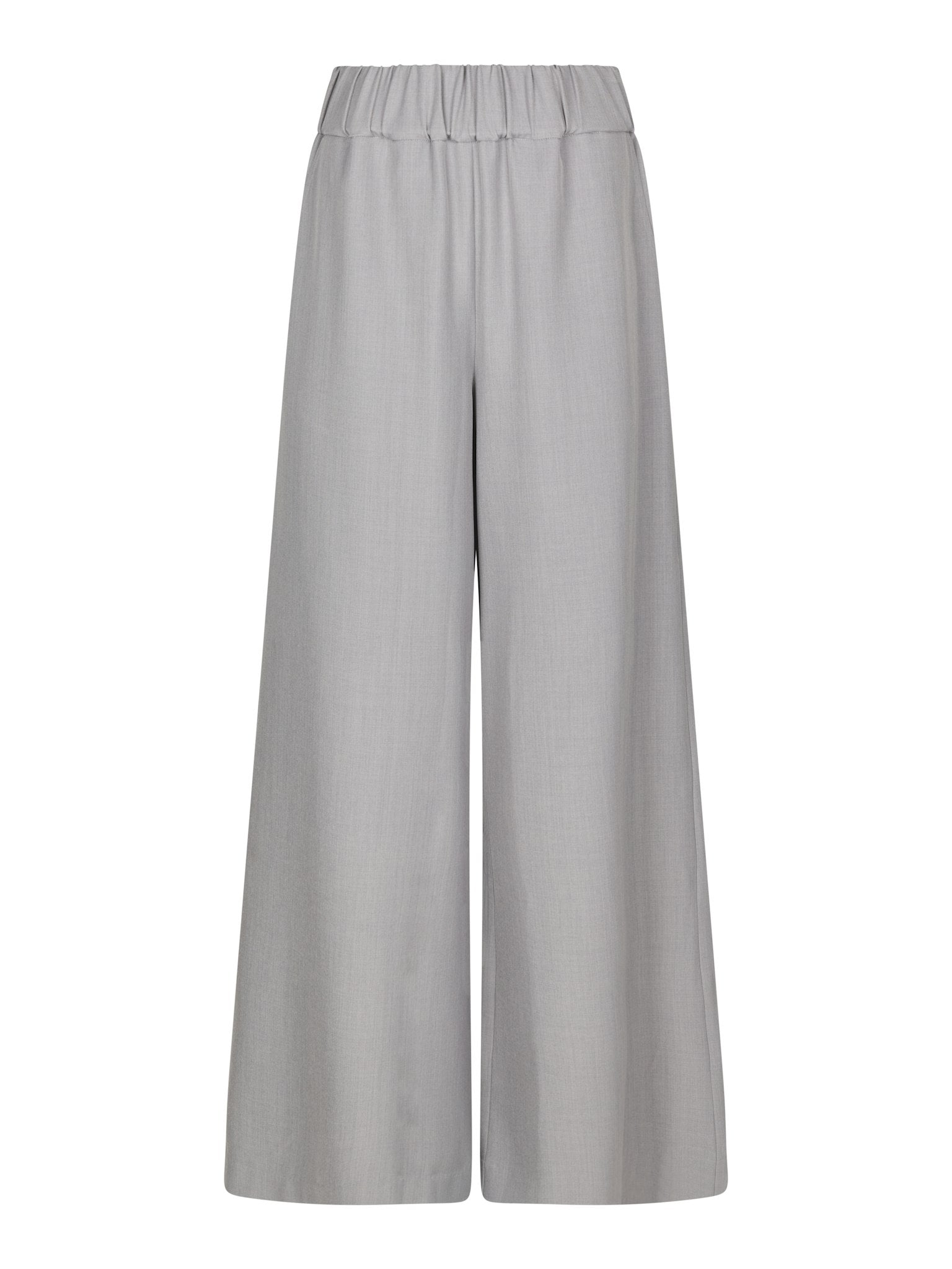 Janel Structure Pants - Grey Melange