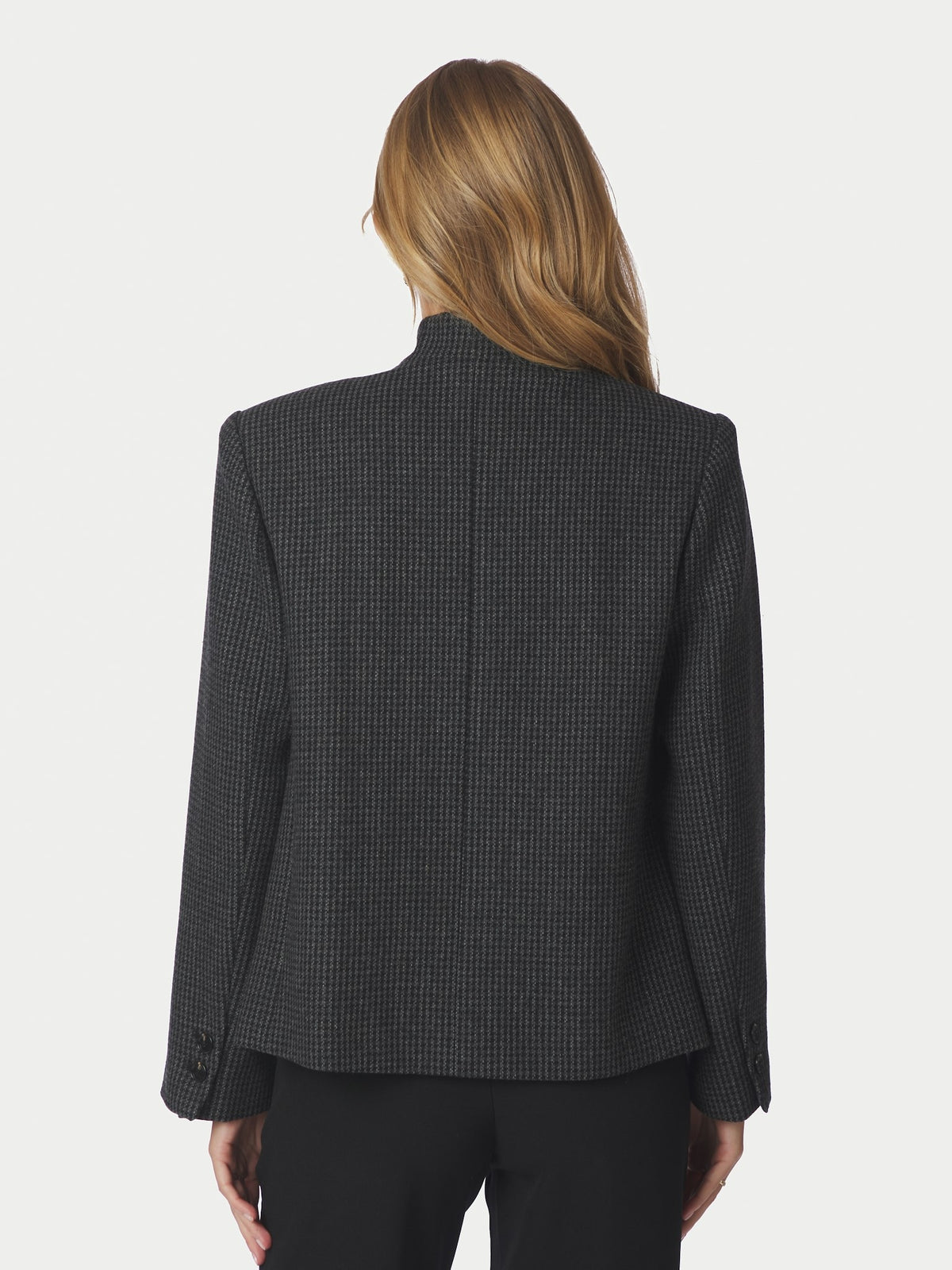 Paria Check Blazer - Dark Grey