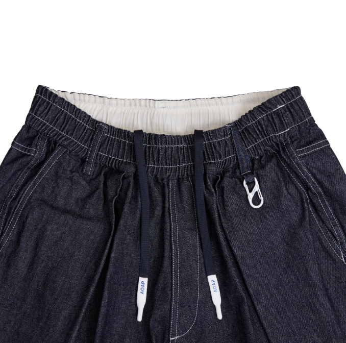 Denim Hakama Pant - Indigo