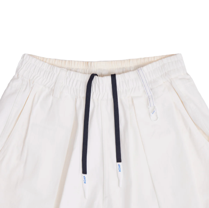 Denim Hakama Pant - White
