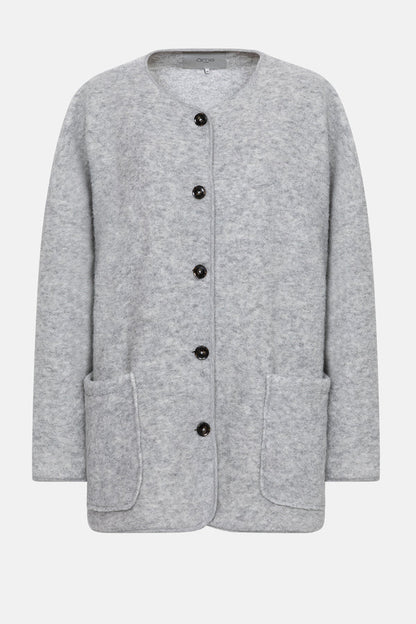 Hannah Wooly Jacket - Light Grey