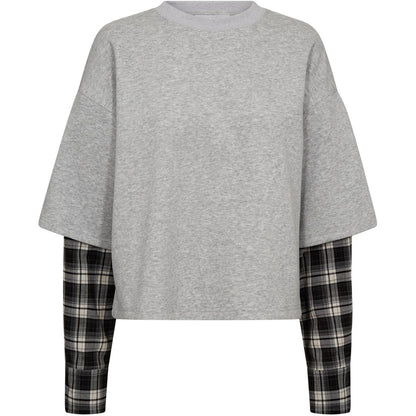 Sweat LS Shirt Mix - Grey Mel