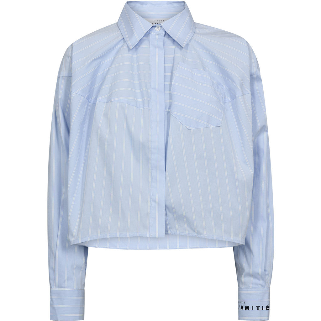 Sophie Stripe Shirt - Pale Blue