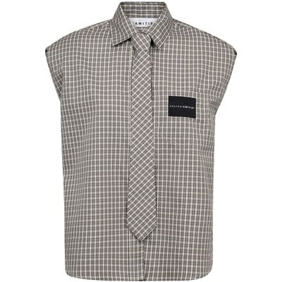 Chess NS Tie Shirt - Beige