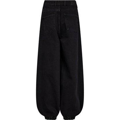 Denim Harem Pant - Black
