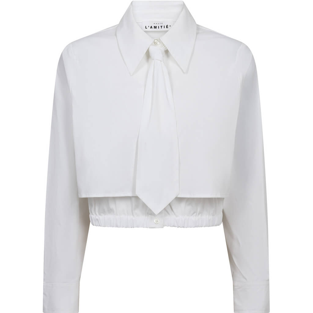 Inez Tie Shirt – Weiß