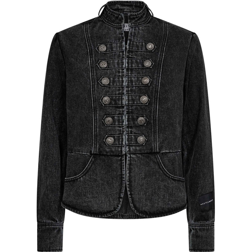 Denim Uniform Jacket - Grey