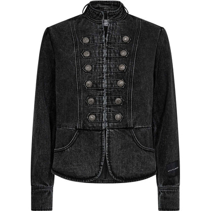 Denim Uniform Jacket - Grey
