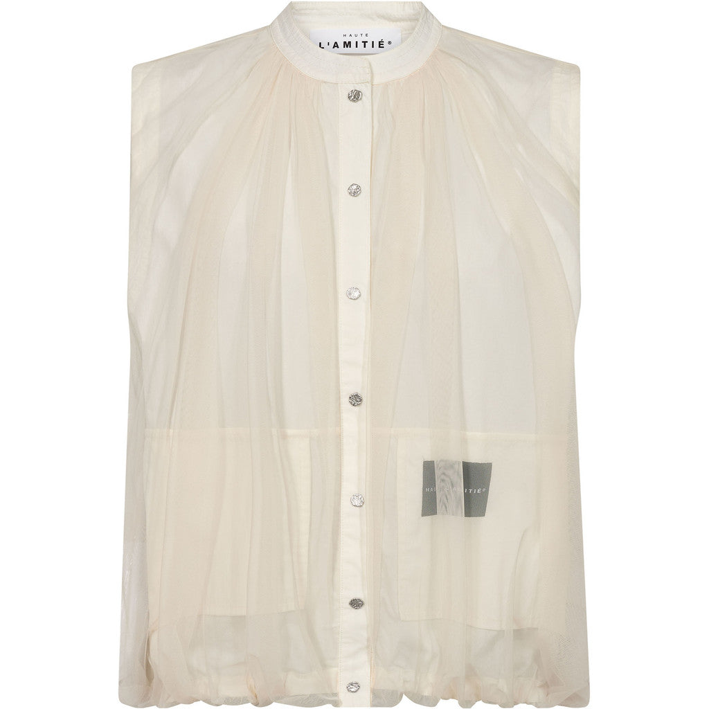 Ballet Logo Tech Vest - Almond