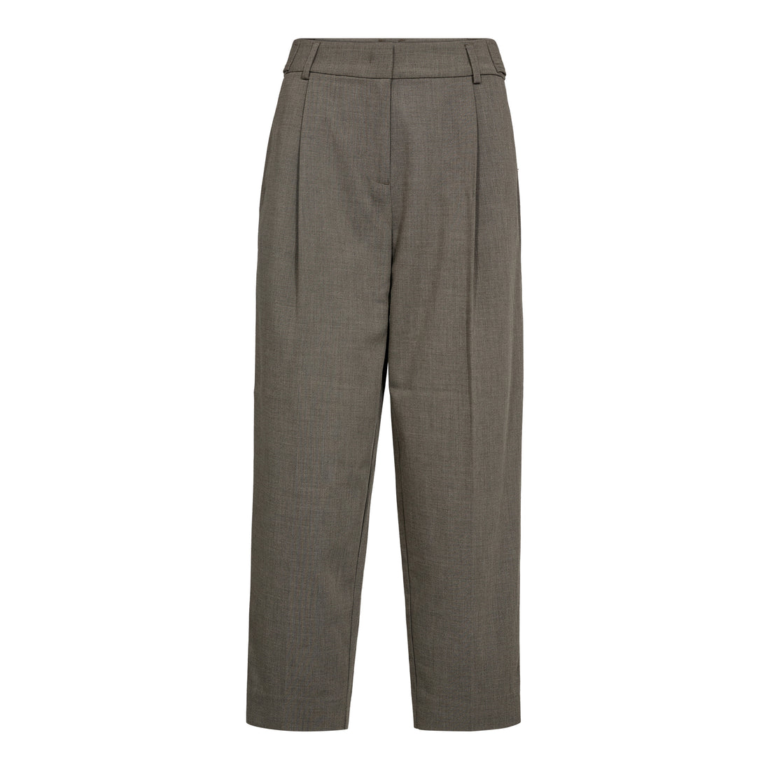 Nicole Crop Pant - Beige Melange