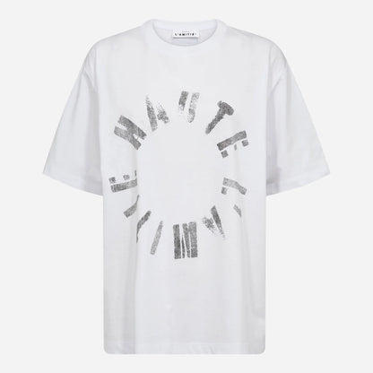 Logo circle tee - White