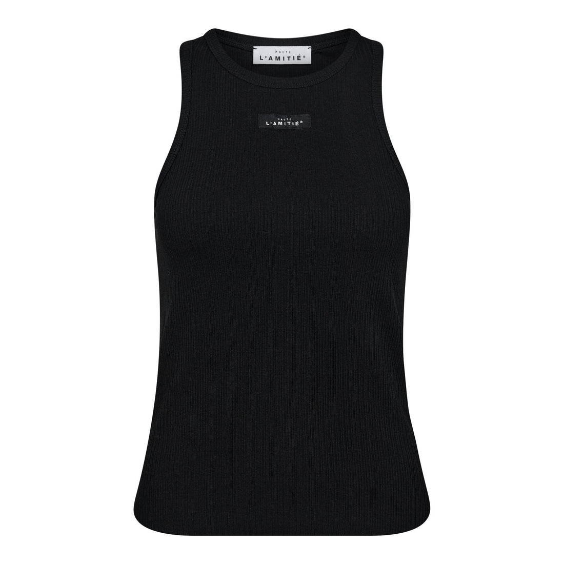 Rib Badge Tank - Black