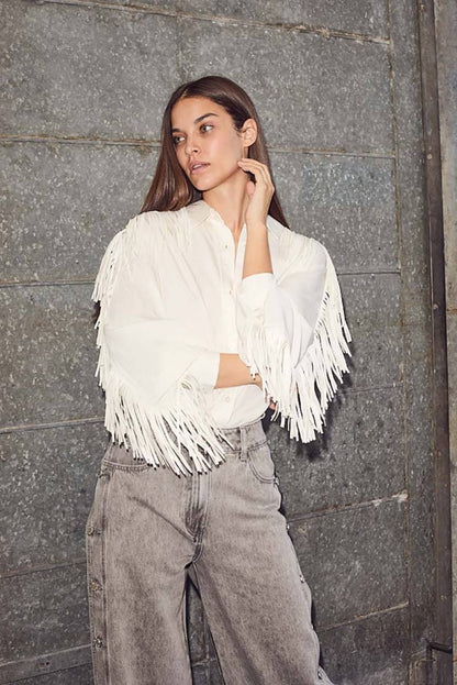 Fringe Shirt - Off White