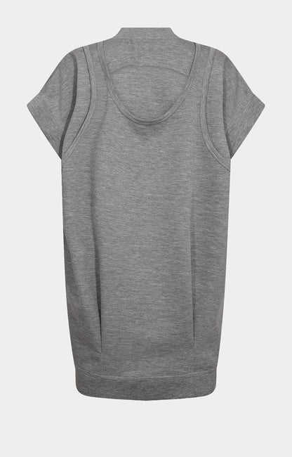 LanceCC Sweat Dress - Grey Melange