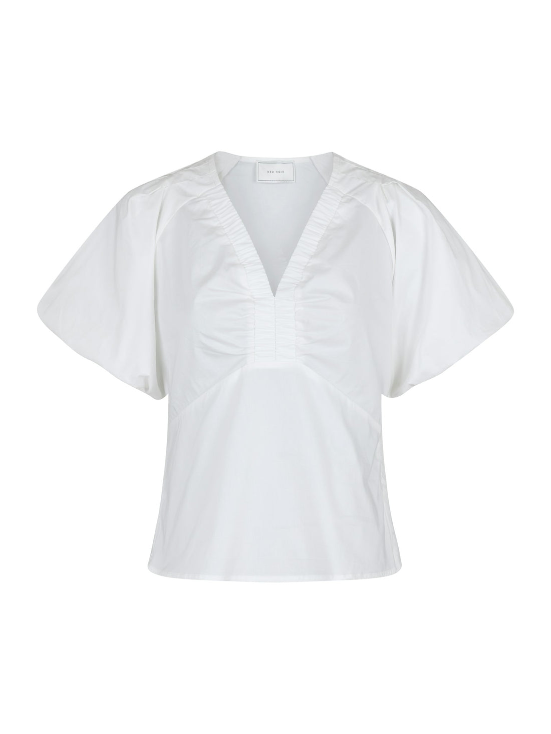 Irina Poplin Blouse - White