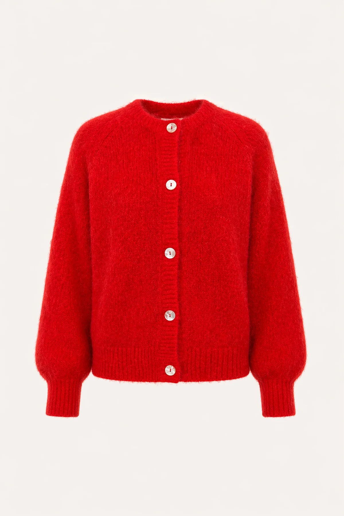 Sian Cardigan - Poppy red