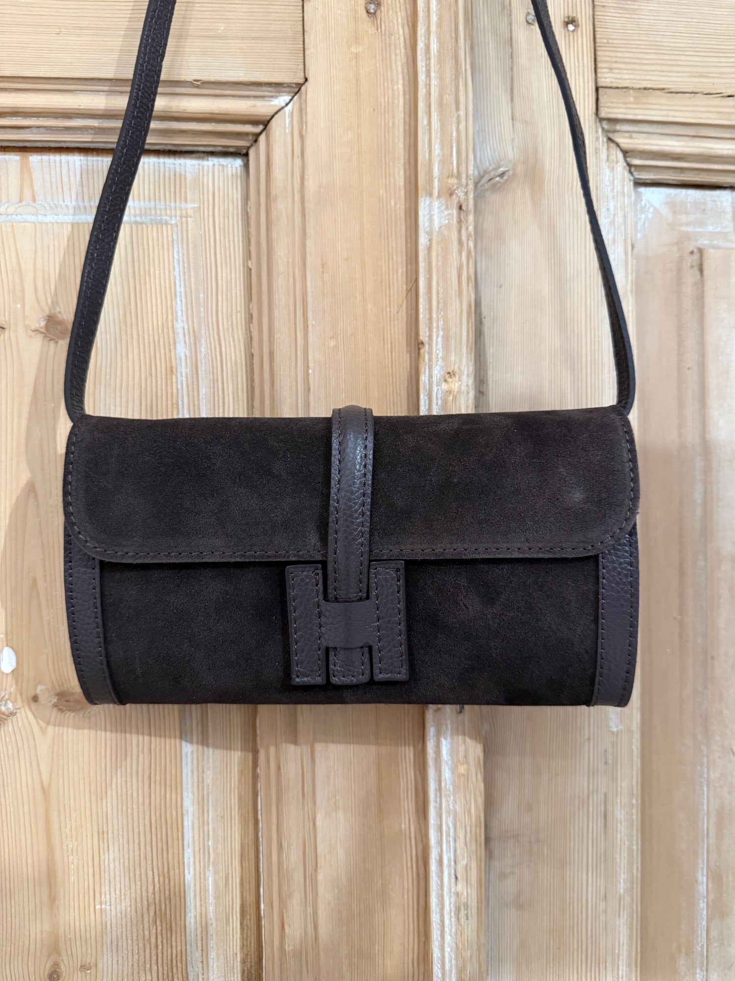 Suede Clutch