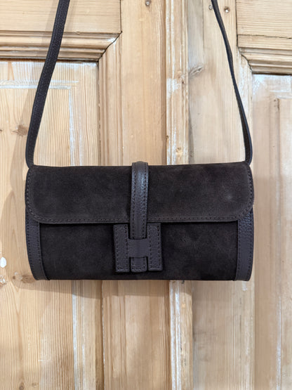 Suede Clutch
