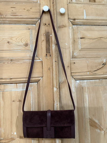 Suede Clutch