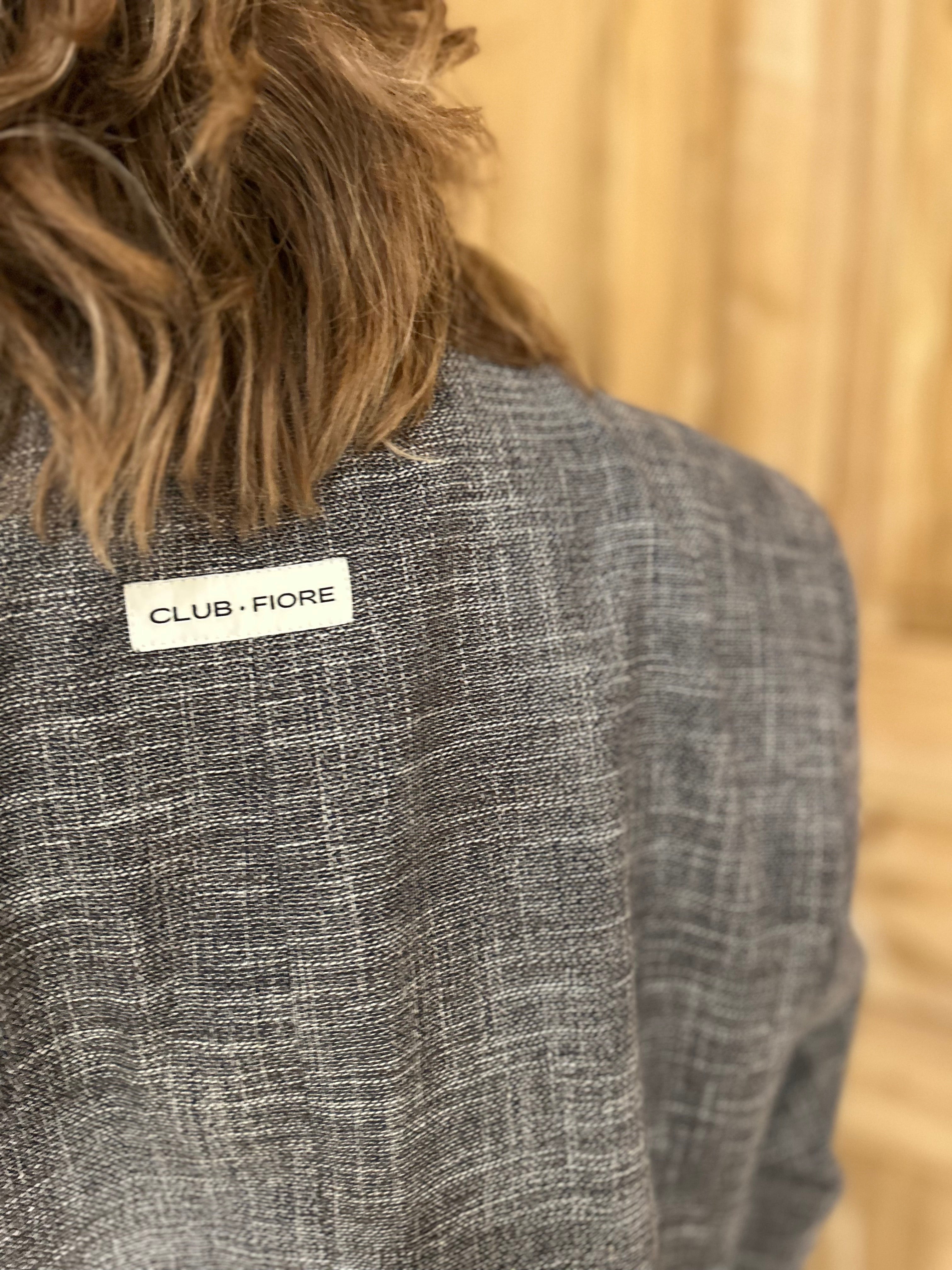 Blazer short - Grijs melee