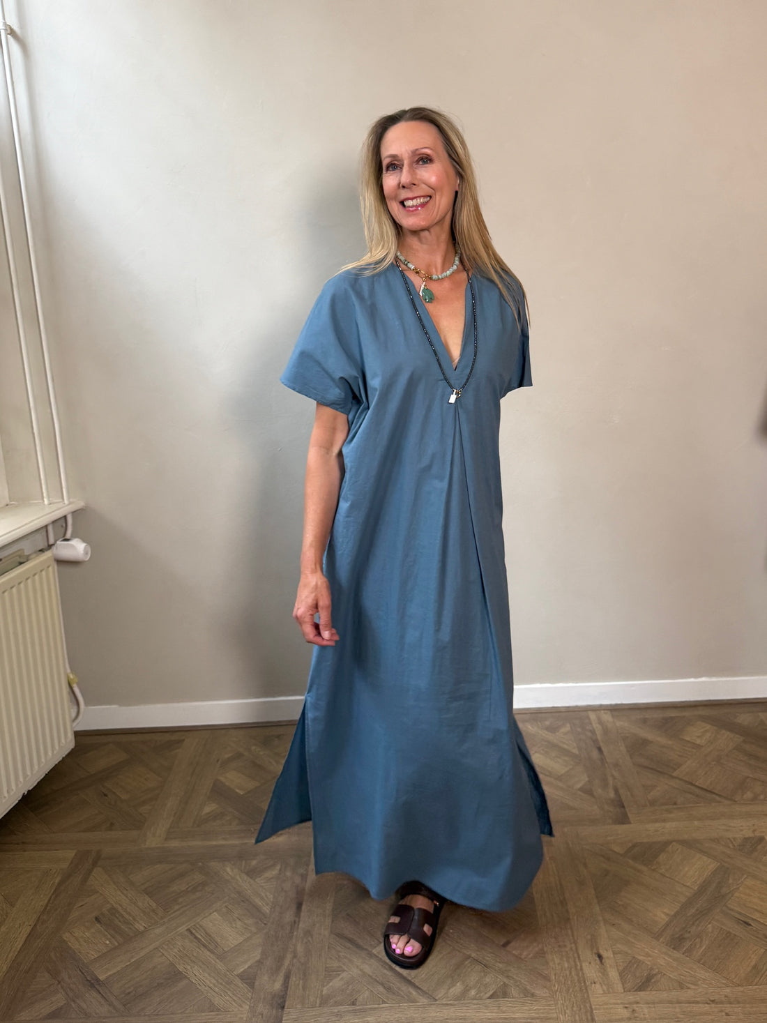 Bali Dress - Stone Blue