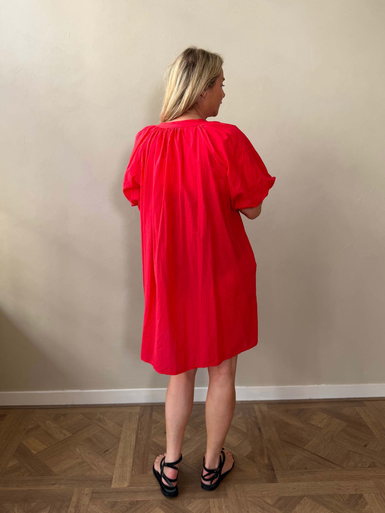 Short Summer Dress - Red