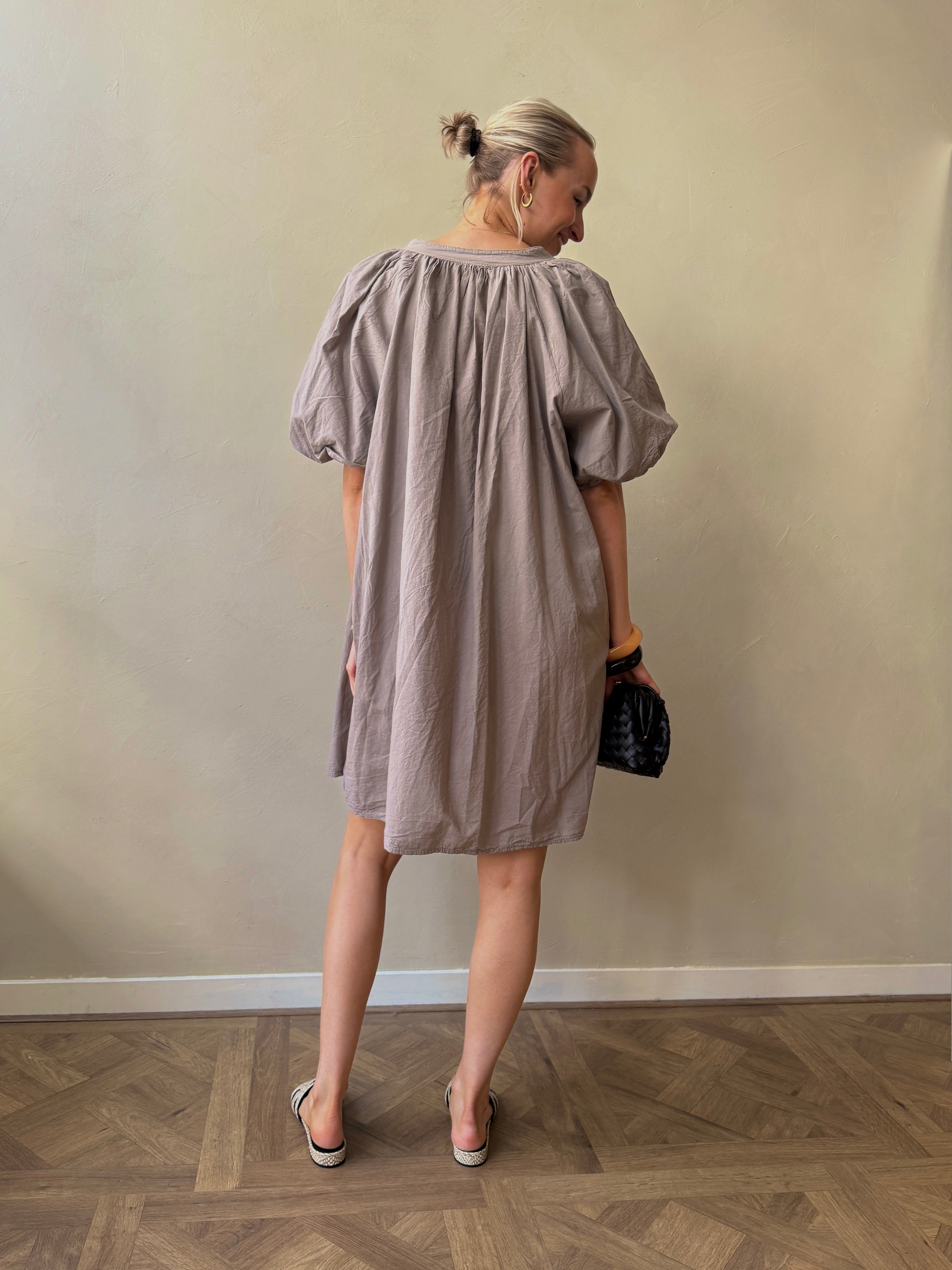 Short Summer Dress - Taupe