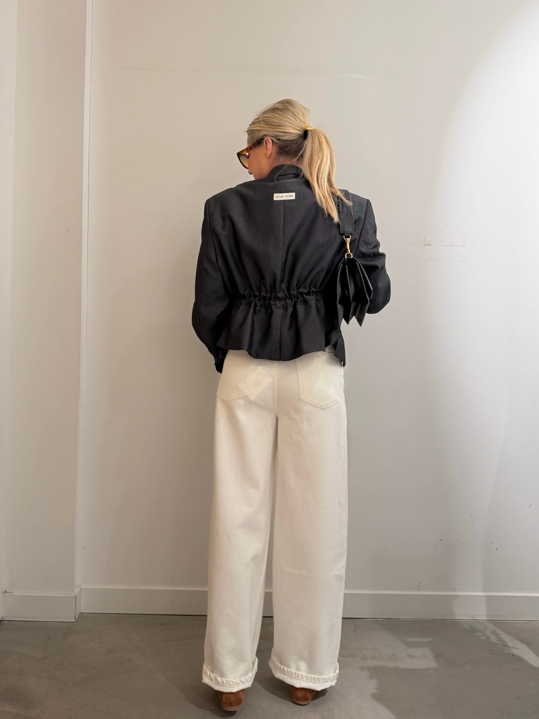 Short Blazer - Pinstripe Light