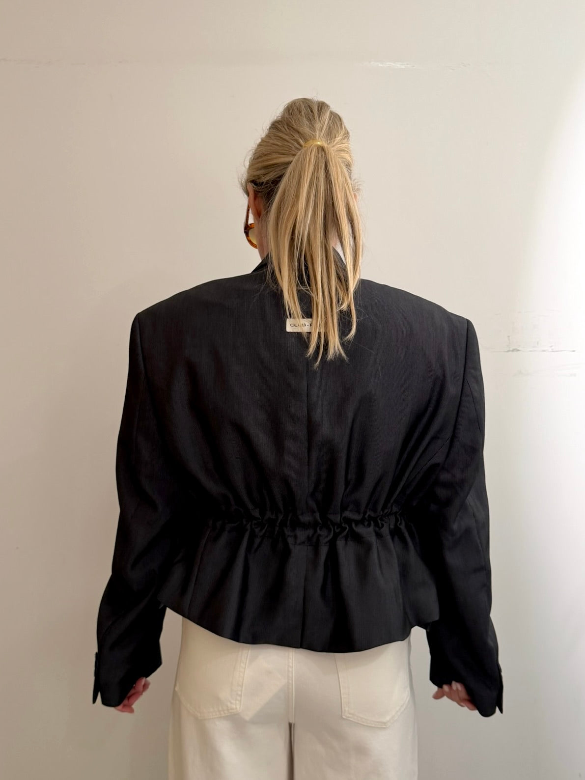 Short Blazer - Pinstripe Light