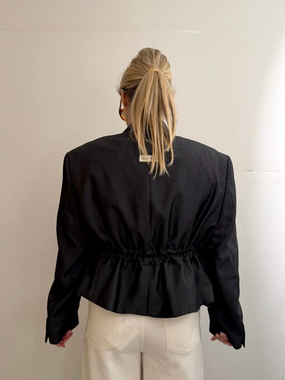 Short Blazer - Pinstripe Light