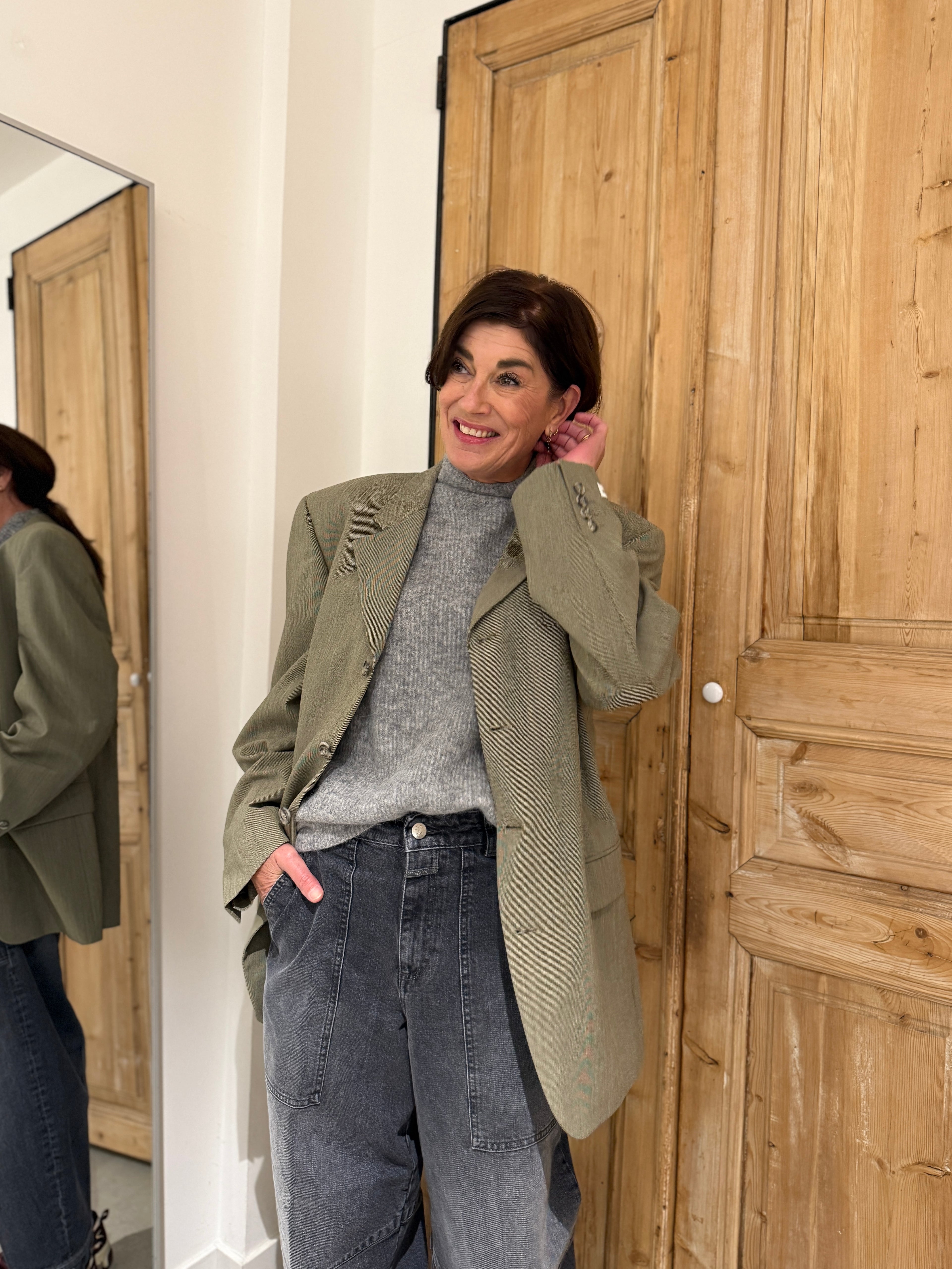 Blazer - Green Melange