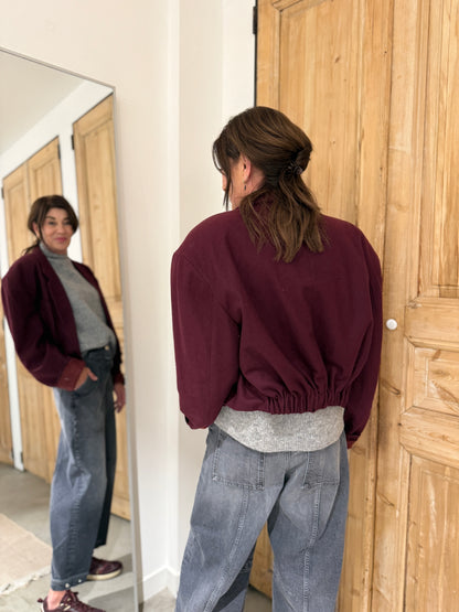 Blazer Short - Burgundy