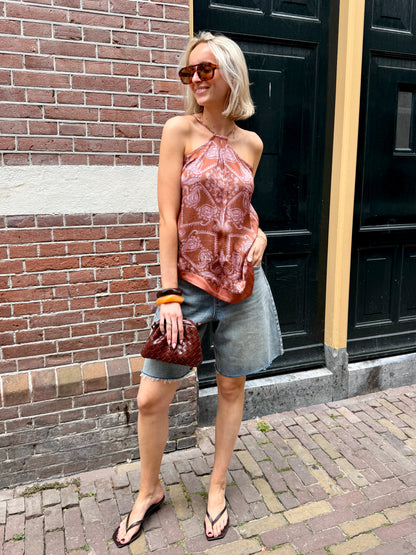 BandieCC Asym Strap Top - Suntan