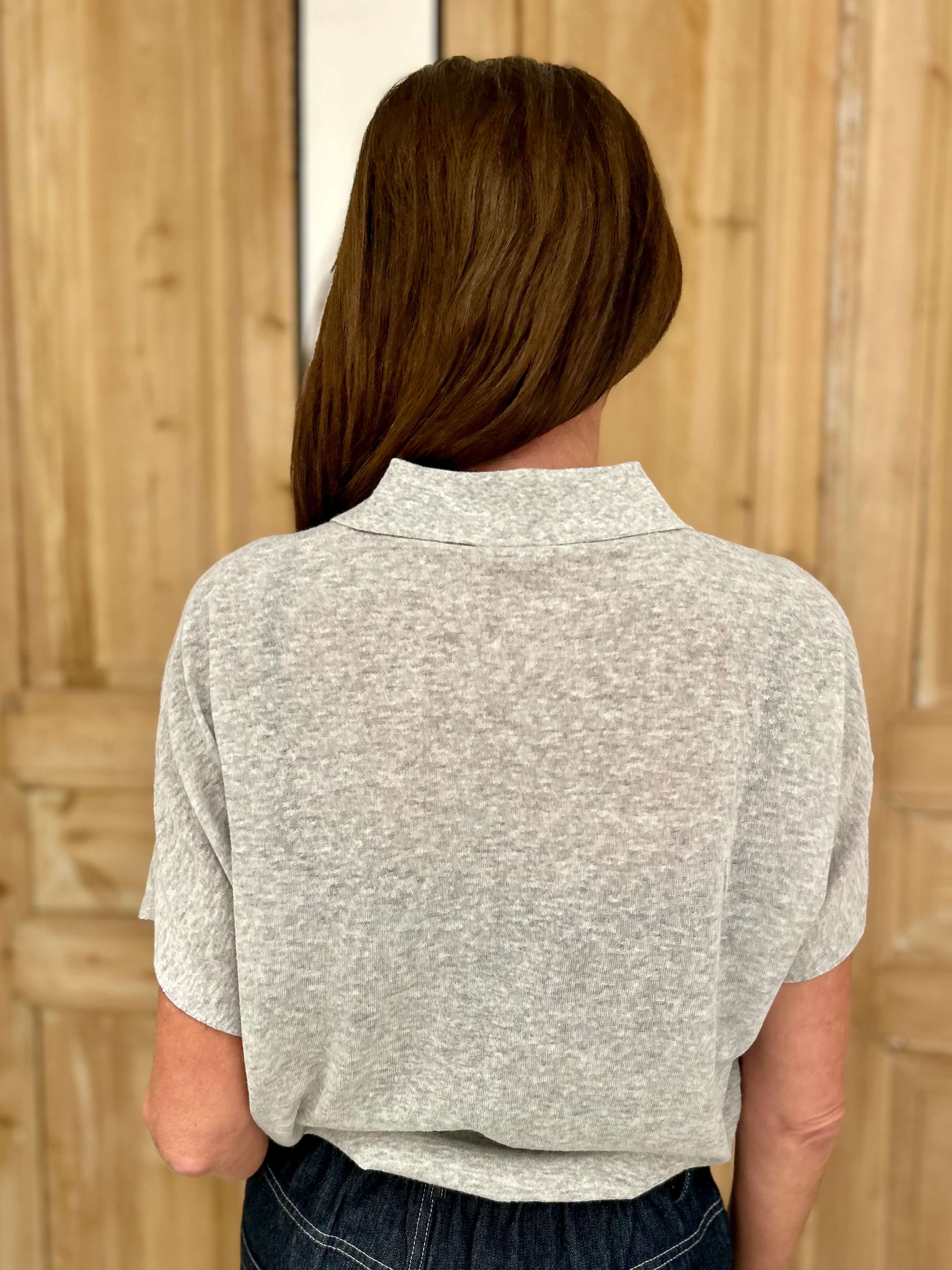 Gaze Pullover - Grey Melange