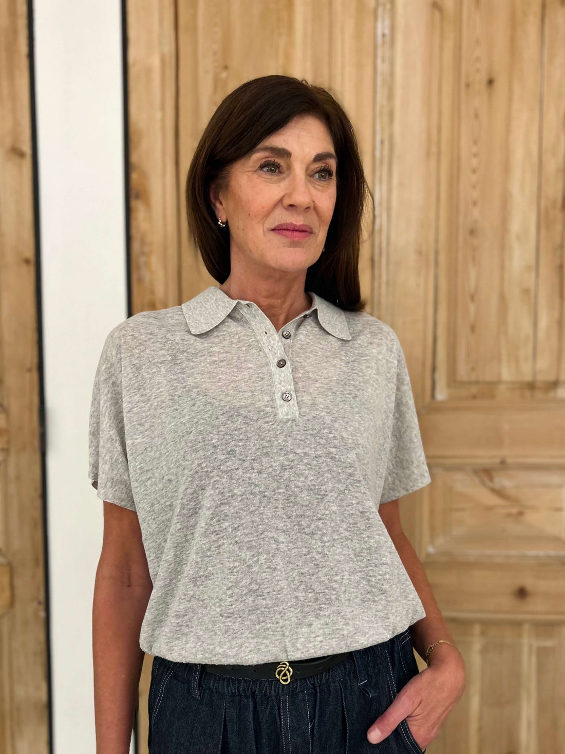 Gaze Pullover - Grey Melange