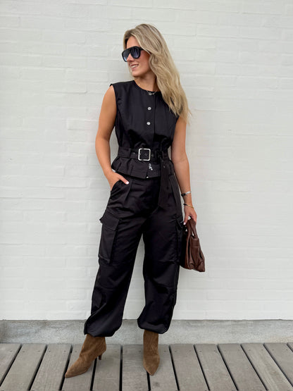 Rabi Belt Vest - Black