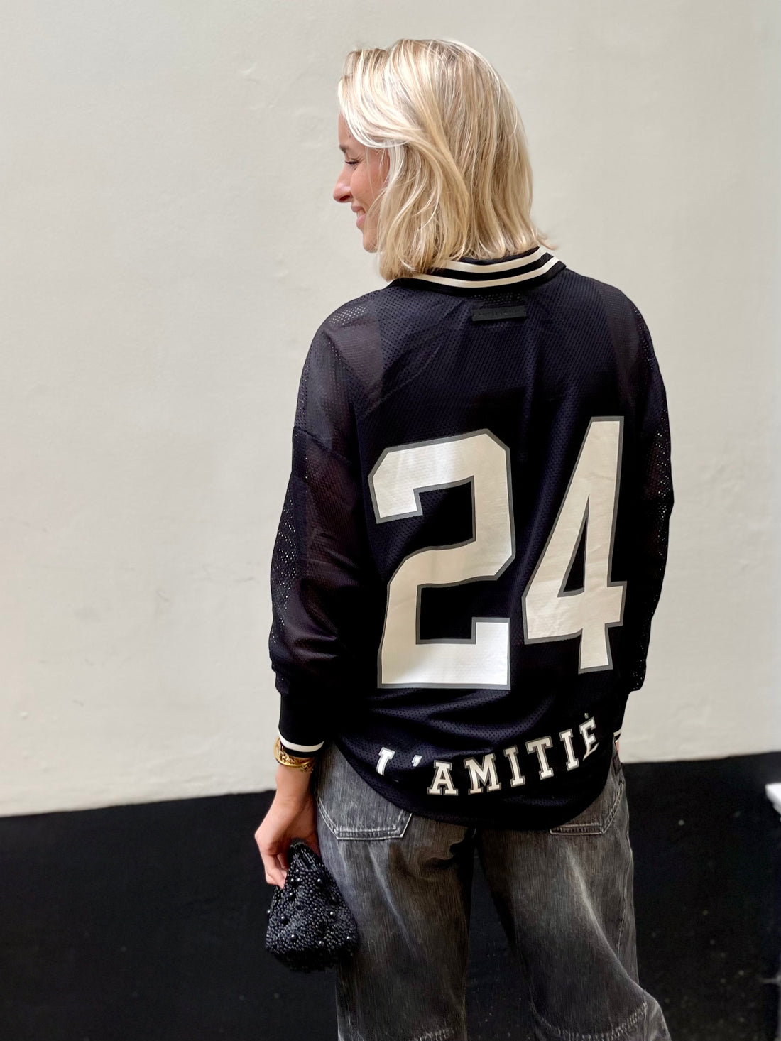 Drift Polo Blouse - Black