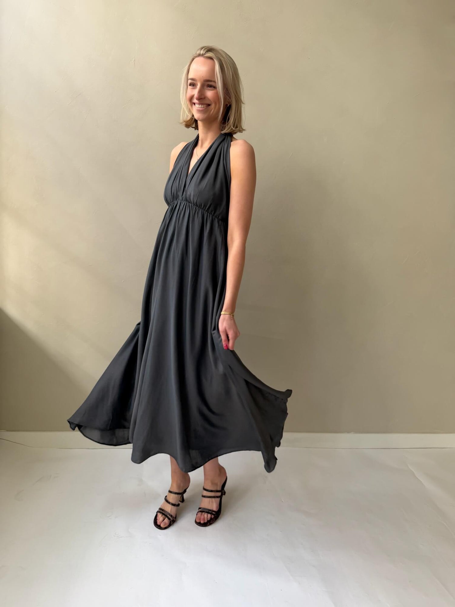 N242 Dress - Dark Grey