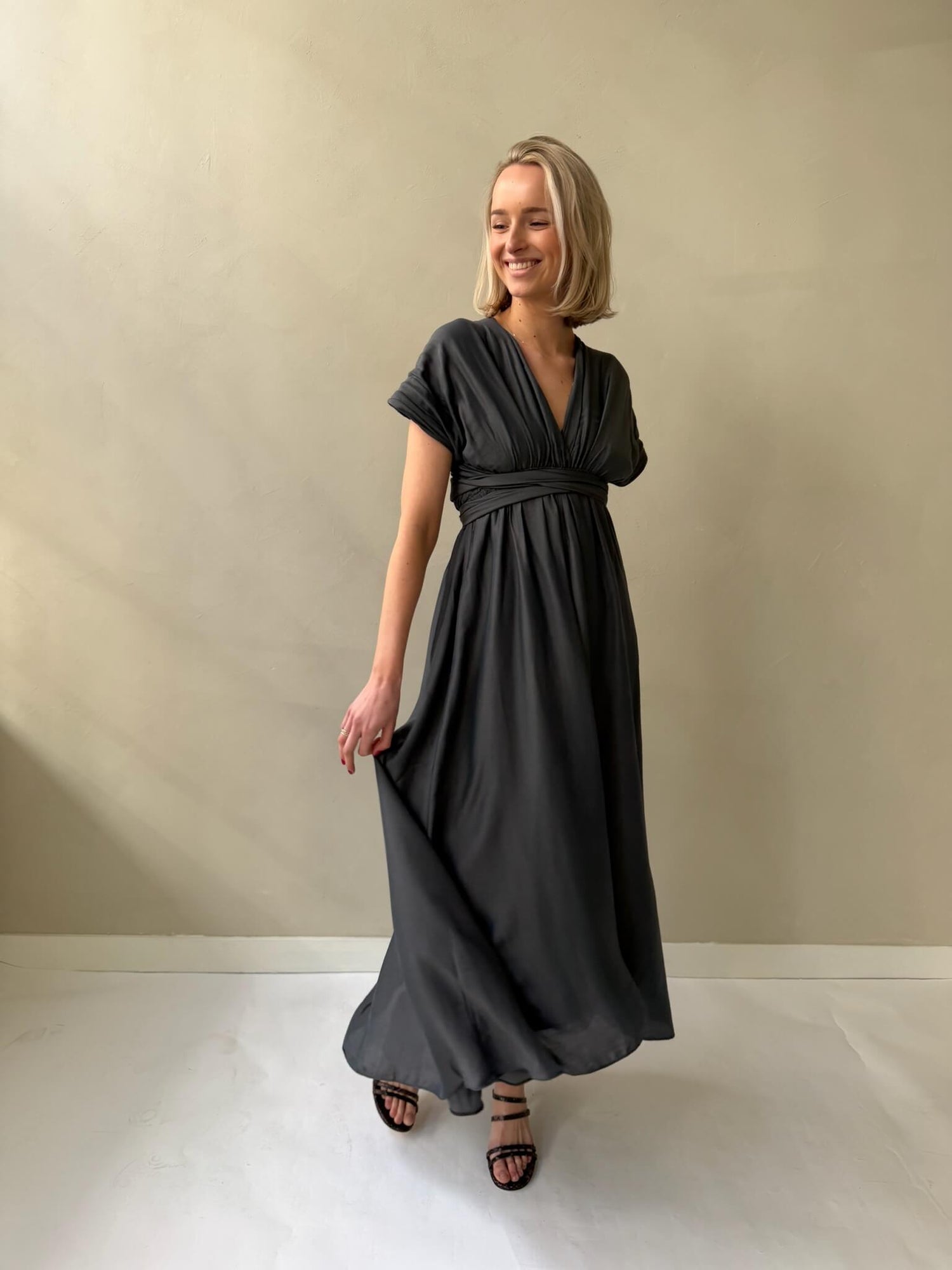N242 Dress - Dark Grey