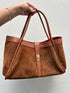 Suede Tas - Camel