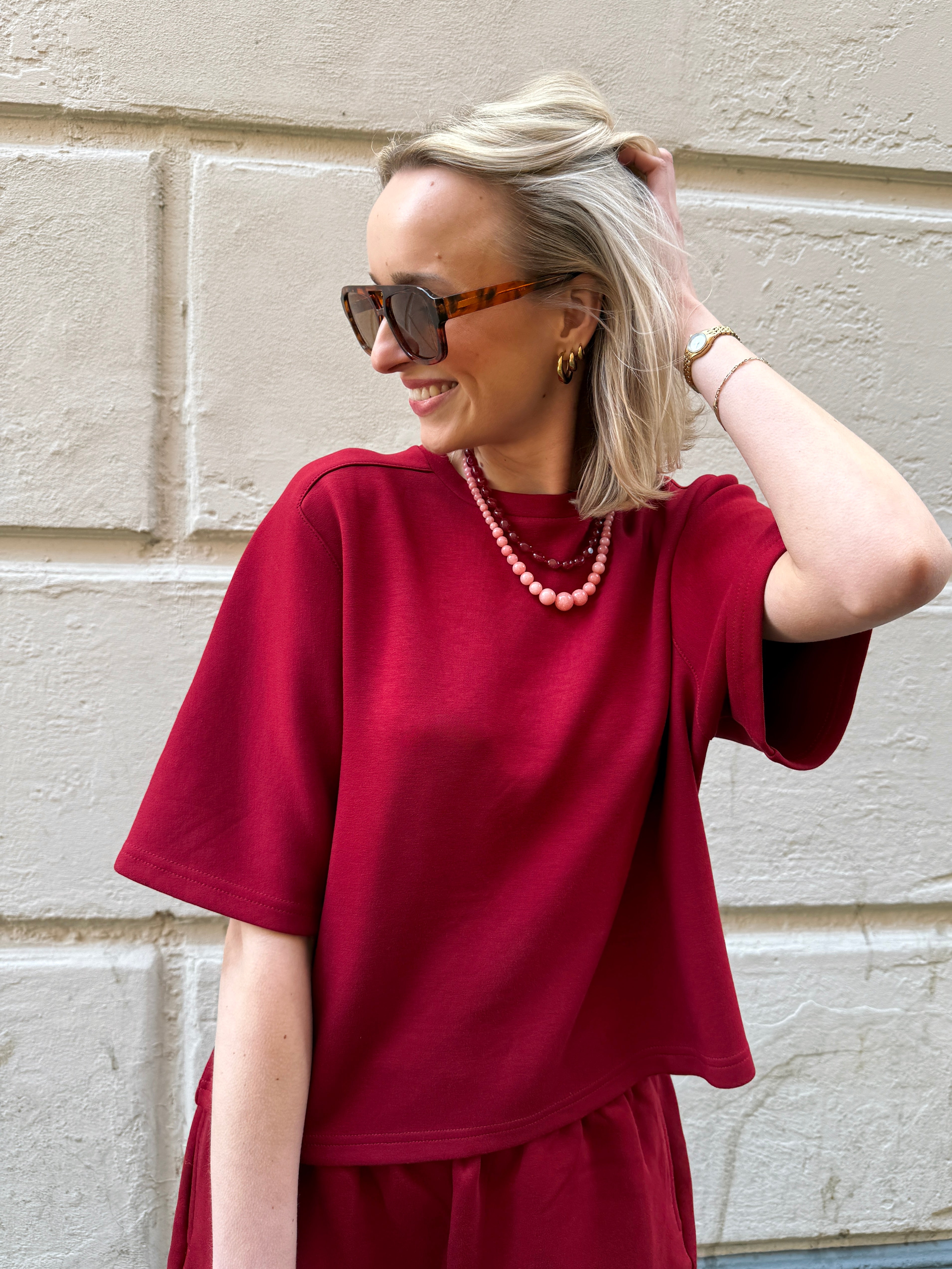 MschMaelee Sweatshirt - Rhubarb