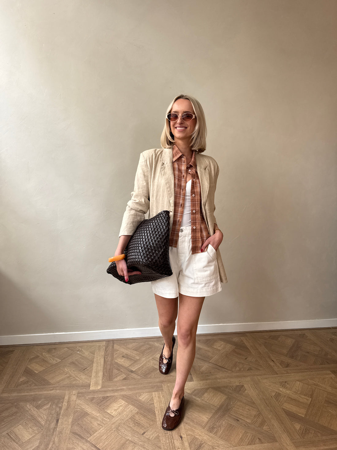 S26D1895LTD Blouse - Butternut Check