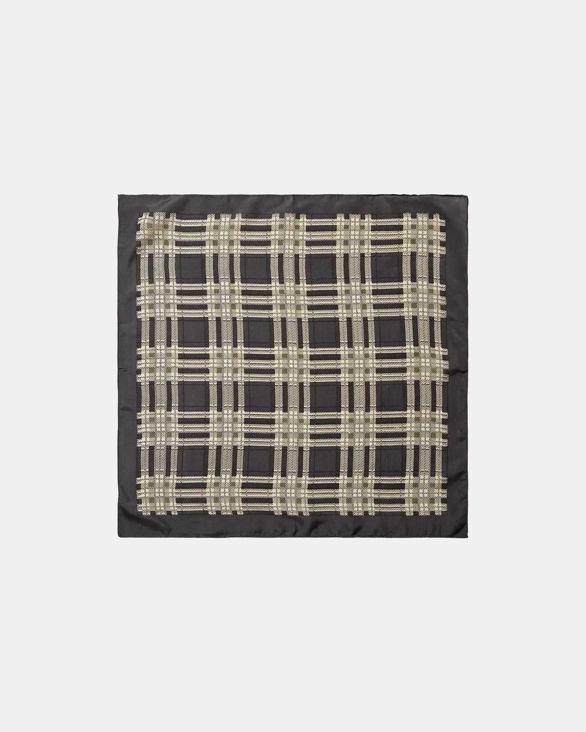 InasSW Silk Scarf - Dark Grey