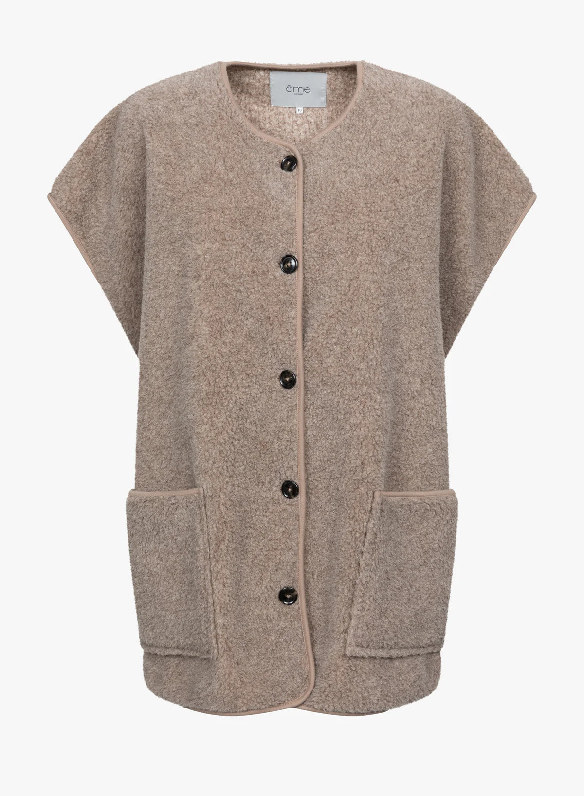 Ines Sleeveless Teddy - Taupe