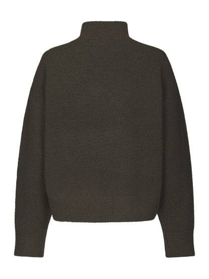 Paulina Knit Blouse - Moss Green