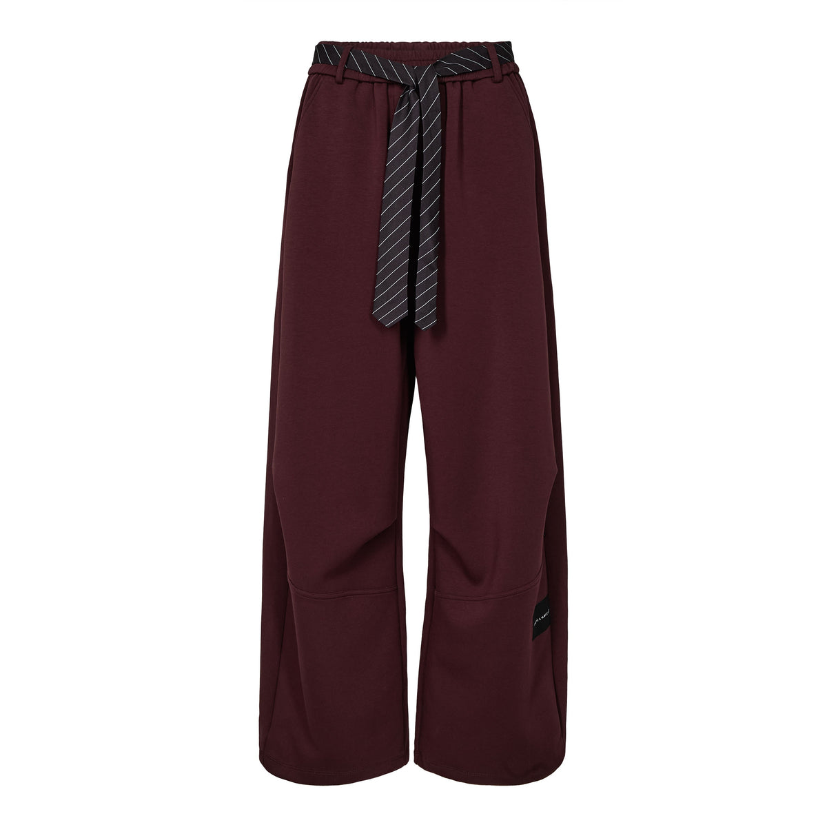Maxi Split Tie Pant - Wine
