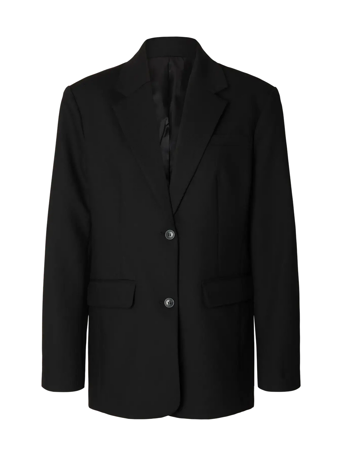 SLFOversized Mara Wool Blend Blazer - Black