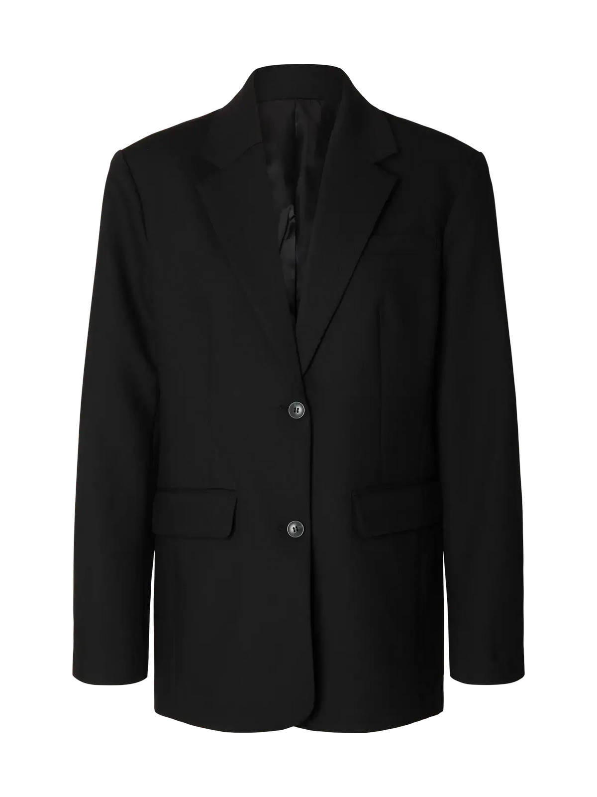 SLFOversized Mara Wool Blend Blazer - Black
