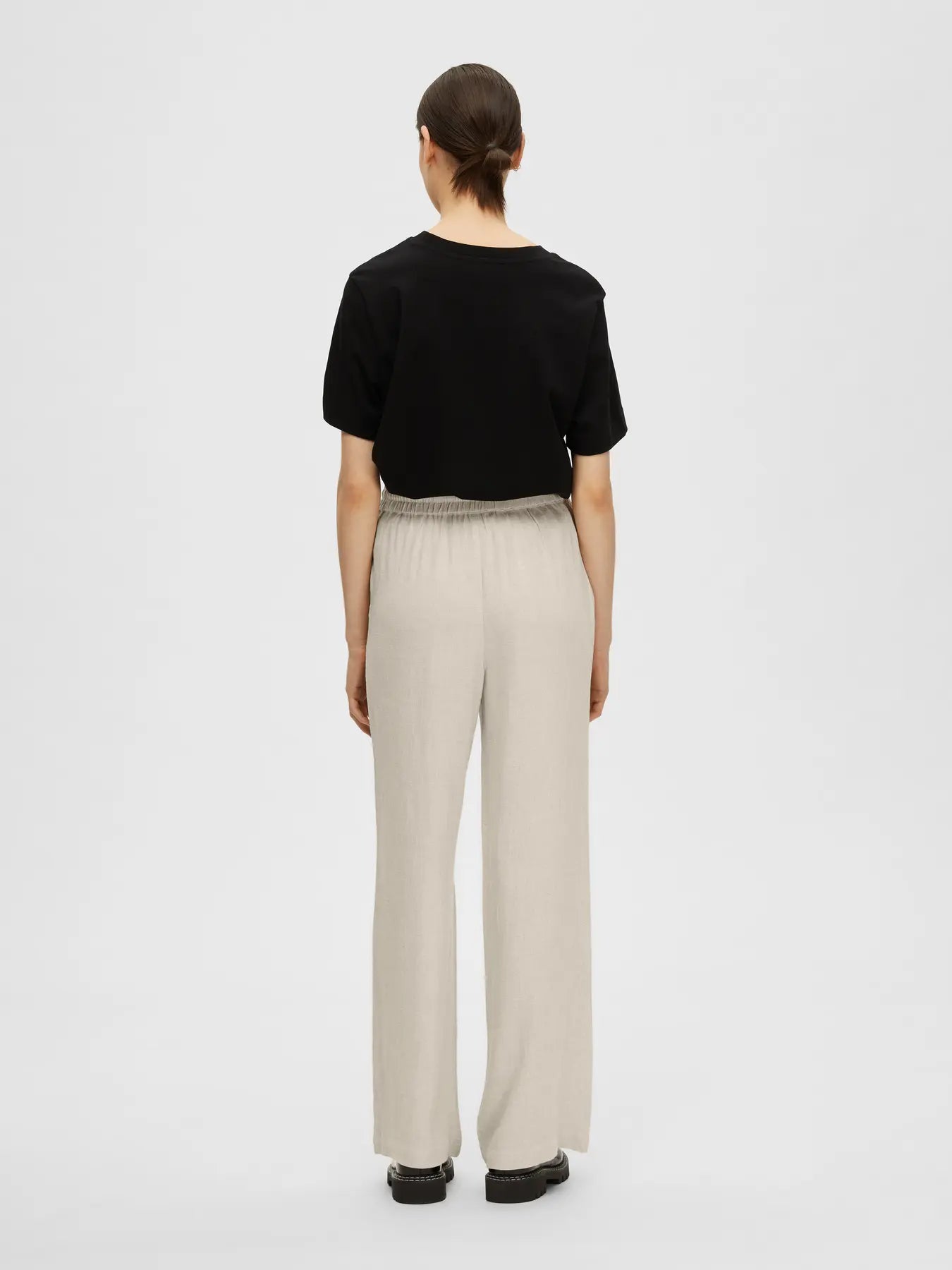 SLFviva - Gulia HW Long Sun Pant - Sandshell