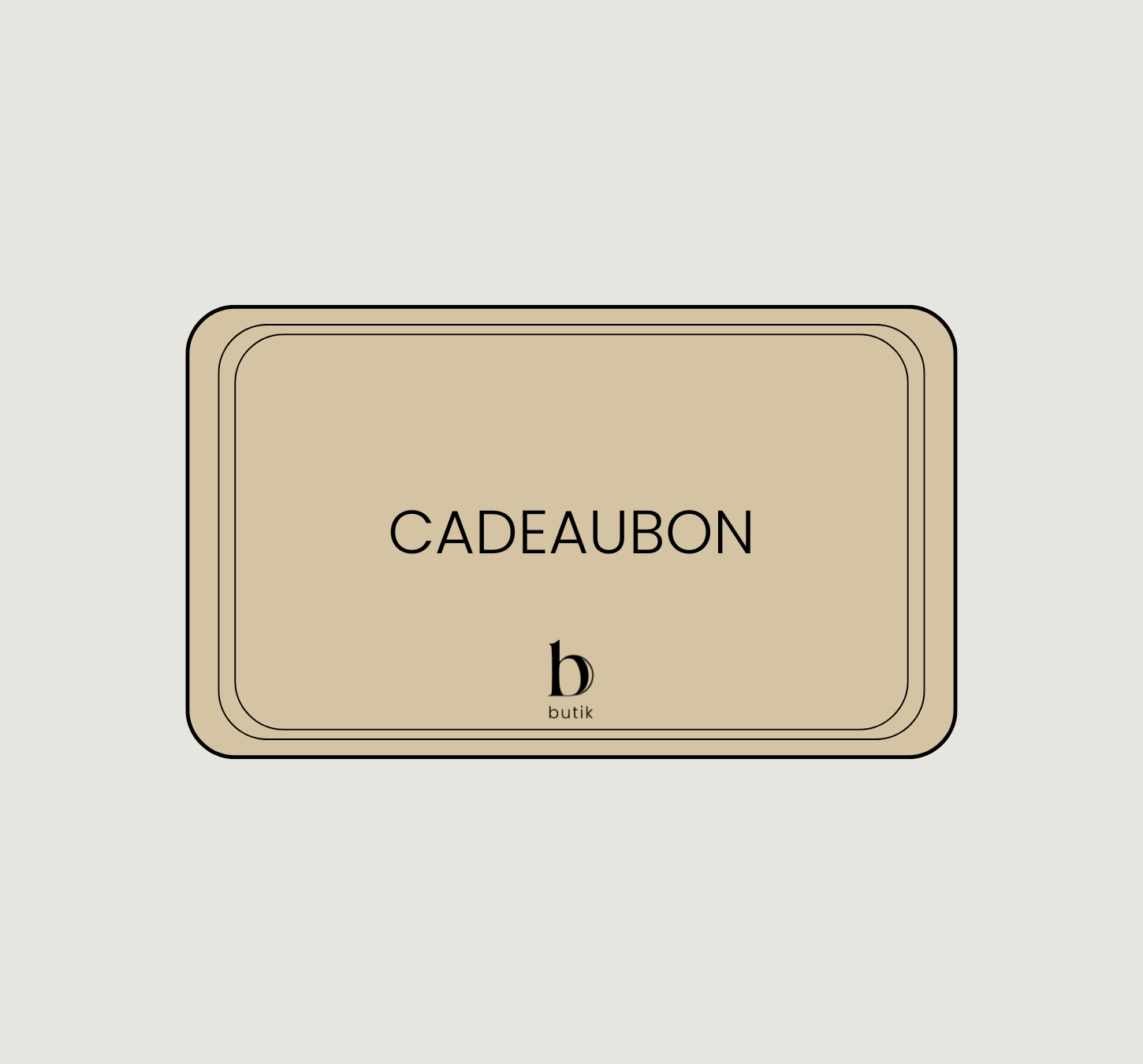 Cadeaubon Butik